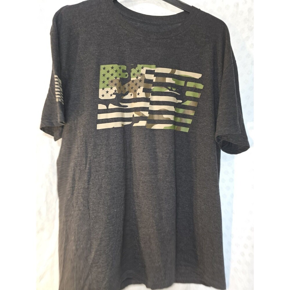 Rags of Honor All Gender Patriotic Camo Wave USA Flag Graphic Tee Shirt  Size XL